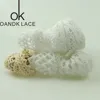 Cinta de encaje fino de 30 yardas, Color macarrón, adorno de encaje de algodón, decoración de boda, tela de encaje para álbum de recortes, dentelle de 1 CM con dientes de perro ► Foto 1/2