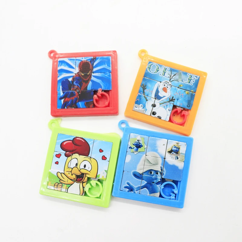 

New Plastic Moving Sliding Puzzles for Kids Educational Toys Children Learning Puzzle Board Cartoon Jigsaw Puzzles Education Toy