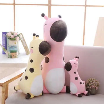 

Cute Cartoon Giraffe Doll Toy Soft Plush Toys Stuffed Animal Fat Giraffed Doll Plush Pillow Children Toys Gift