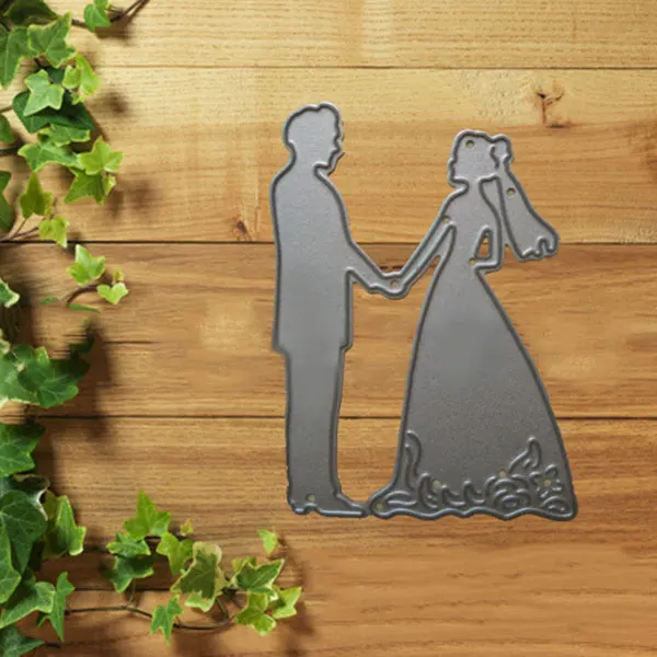 

Wedding Lover Wedding Hold Hands Cutting Dies Stencil Mold For DIY Scrapbook Album Embossing MF999