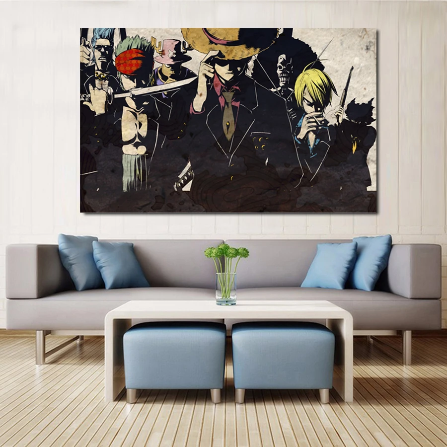 

Canvas Paintings Wall Art HD Prints Framework Home Decor 1 Piece One Piece Zoro Roronoa Tony Tony Chopper Usopp Poster NK-107