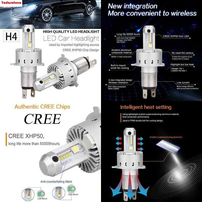 H11 CREE Xenon WHITE 22W HIGH POWER LED Car Fog Bulbs C