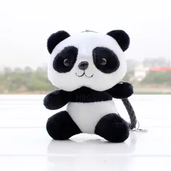 Симпатичные панды плюшевый брелок животных мешок подвеска брелок держатель мальчиков амулет Сумочка для девочек