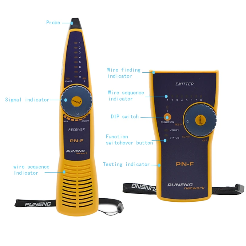 Prix pour D'origine PuNeng Cat5 Cat6 RJ45 UTP STP Ligne Finder Téléphone Fil Tracker Diagnostiquer Tone Outil Kit LAN Testeur de Câble Réseau Prix pour D'origine PuNeng Cat5 Cat6 RJ45 UTP STP Ligne Finder Téléphone Fil Tracker Diagnostiquer Tone Outil Kit LAN Testeur de Câble Réseau