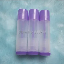 200 шт/партия 5 мл пустая губная помада, прозрачная+ фиолетовая пластиковая прозрачная фиолетовая туба для губной помады, макияж суб-розлива hz13