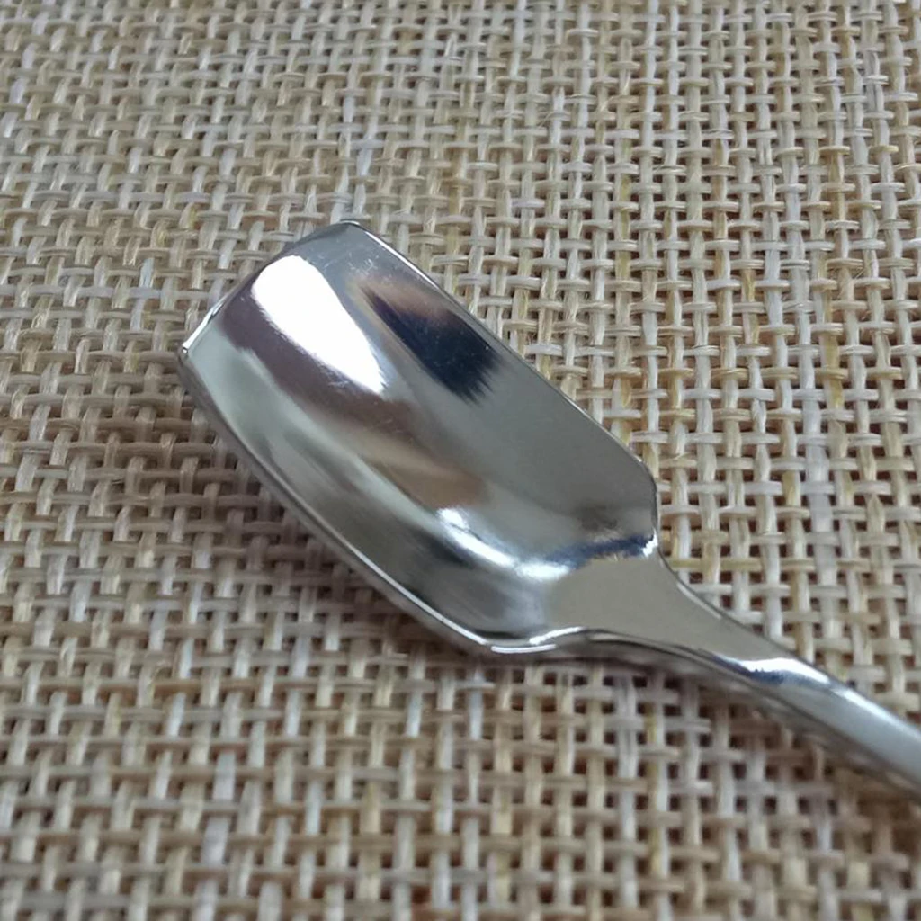 Stainless Steel 170mm Long Handled Coffee Spoons Mixing Spoons Cold Drink Fruit Ice Cream Dessert Tea Spoon Candle Wax Dig Spoon