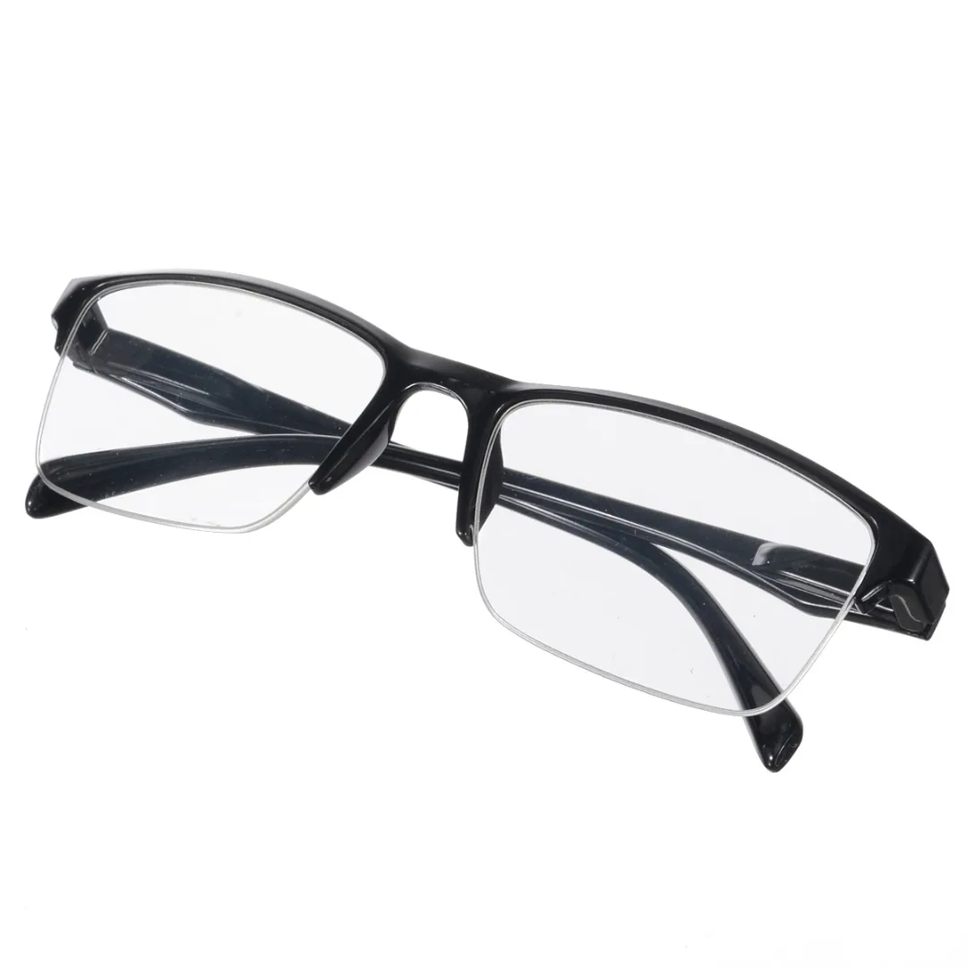 Mayitr 1PC Fashion Unisex Reading Glasses Half Frame Style Transparent Reading Glasses +0.25 to +4.0 For Eyewear  Accessories