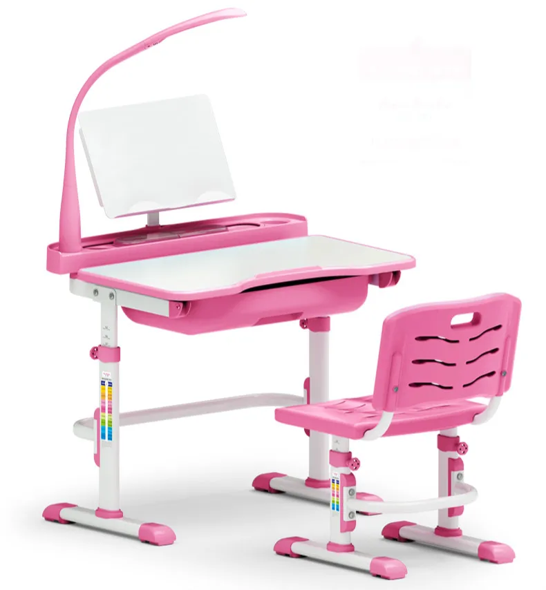 Высокое качество регулируемая высота дети учебный стол и стул набор для детей против близорукости письменный стол и стул