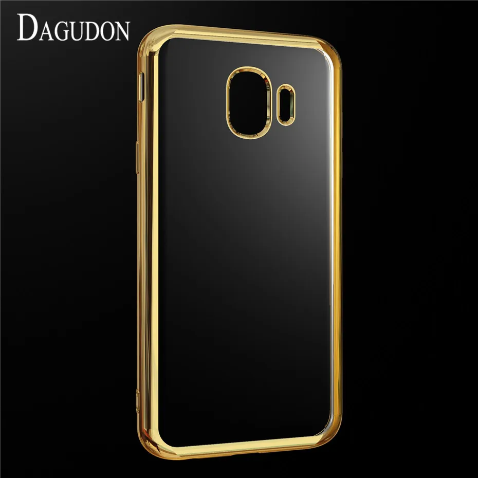 Прозрачный чехол DAGUDON из ТПУ для Samsung Galaxy J4 2018 чехлы J400F роскошный мягкий