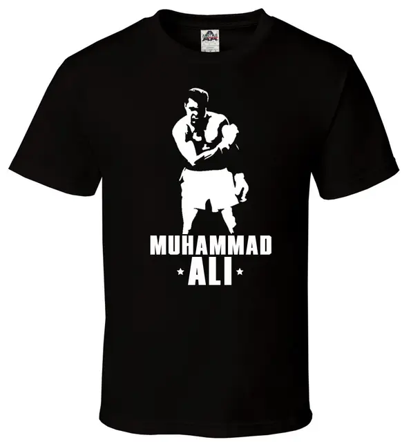 muhammad ali black t shirt all sizes s 2xl 100 legend boxer goat