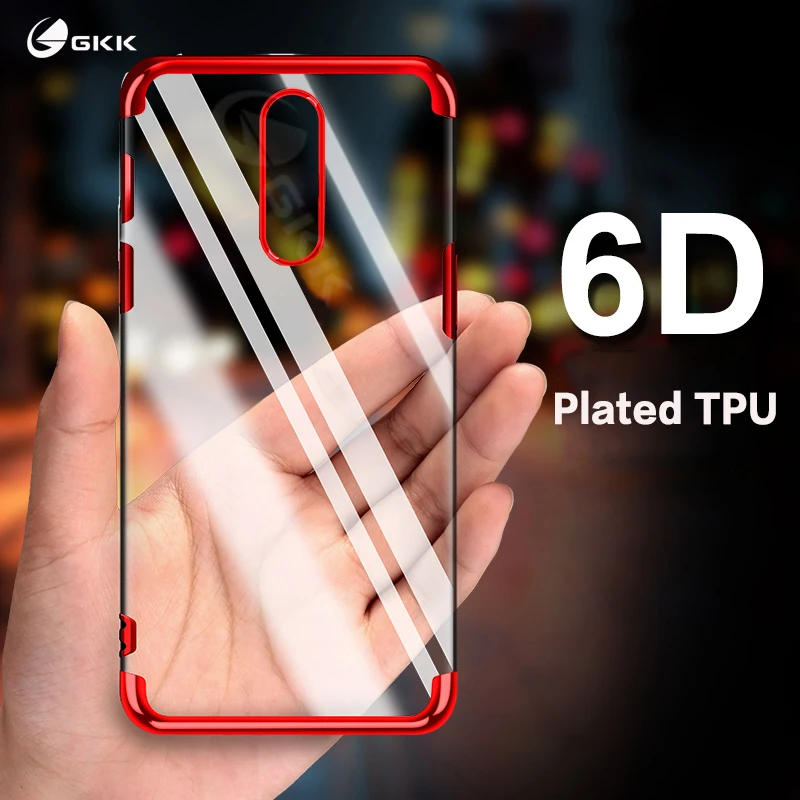 

GKK Original for Oneplus 7 pro Case Soft Silicone Flexible Anti-shock Waterproof Slim Cover for Oneplus 7 Pro Cover Coque Fundas