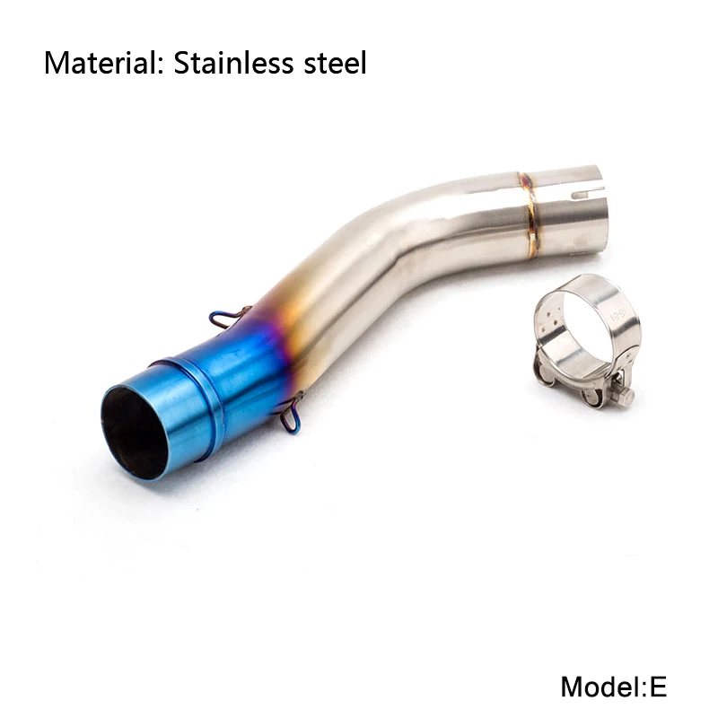 51 мм глушитель из нержавеющей стали Модифицированная мотоциклетная выхлопная труба для Ducati Scrambler 800 - Цвет: E