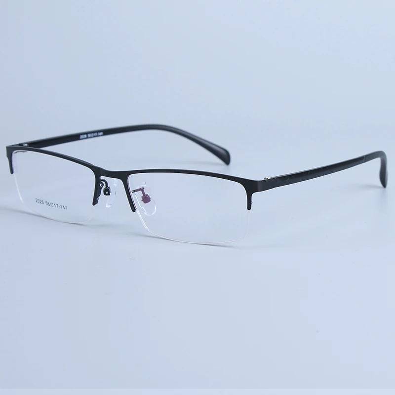 Очки оправа для очков Мужская Nerd компьютерная оптическая от близорукости, по рецепту прозрачные солнцезащитные очки Рамка для мужских очков 2026 - Цвет оправы: 2026 black