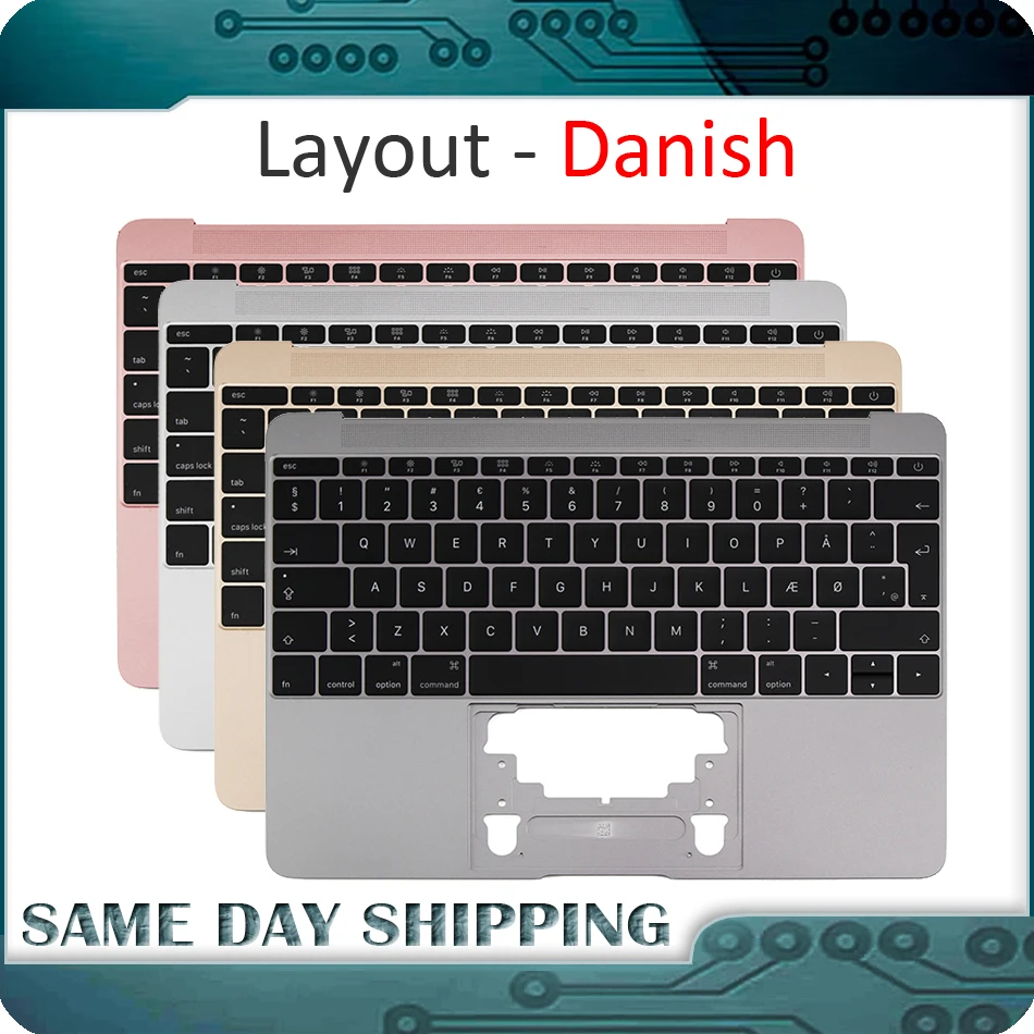 For Macbook 12'' A1534 Danish Denish Danmark Topcase Top Case with