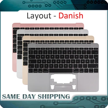 

For Macbook 12'' A1534 Danish Denish Danmark Topcase Top Case with Keyboard Gold/Gray Grey/Silver/Rose Gold Color 2015-2017