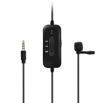 

Studyset MAMEN Omnidirectional Capacitor Collar Microphone Mobile Recording K Song Wired Microphone