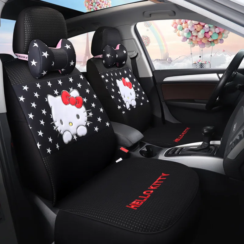 Модные милые автомобильные аксессуары hello kitty Decoracion Para Coches Asientos покрывало для автомобильного сиденья