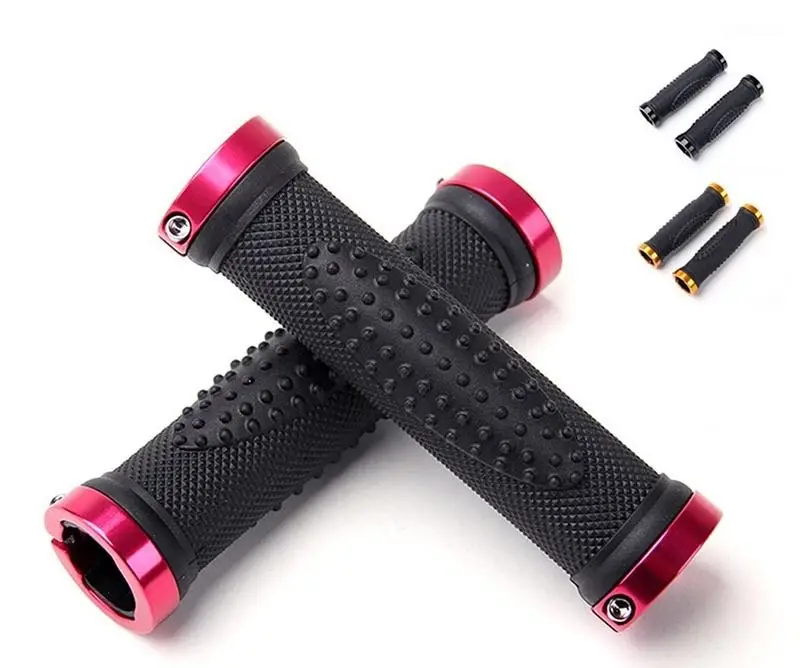 Double Lock On Locking Mountain BMX Bike Bicycle Cycling Handle Bar