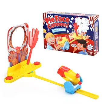 

launching cream butter cream game face smashing dispatcher couple play camera pie face showdoun machine for kids party game