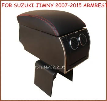 

FOR SUZUKI JIMNY 2007-2015 8pcs USB Armrest,All-IN-ONE Car center arm rest console box with hidden cup holder Car Accessories