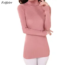 2018 Autumn and Winter Women new Long Sleeve Knitted Turtleneck Sweater Slim Warm Elastic pullover Mujer 2018 Autumn and Winter Women new Long Sleeve Knitted Turtleneck Sweater Slim Warm Elastic pullover Mujer