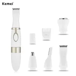 Kemei KM-PG500 4 в 1 Электрический носа, уха Триммер Бритва для бороды бровей эпиляция безопасный Уход за лицом бритья устройство для носа тример