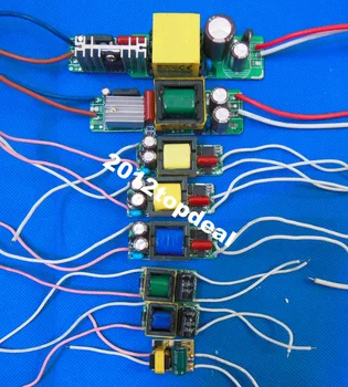 

85-265V 1-3x1w 3-4x3w 3-6x2w 6-10x3w 6-12x3w 12-20x1w 7-13x2w 10-18x3w 18-30x3w LED Driver Convertor Transformer Ceiling Light