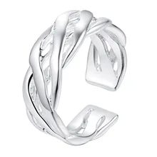 helical open beautiful Silver plated Ring Fashion Jewerly Ring Women&Men , /TUMMVSYP FGPOZBAC