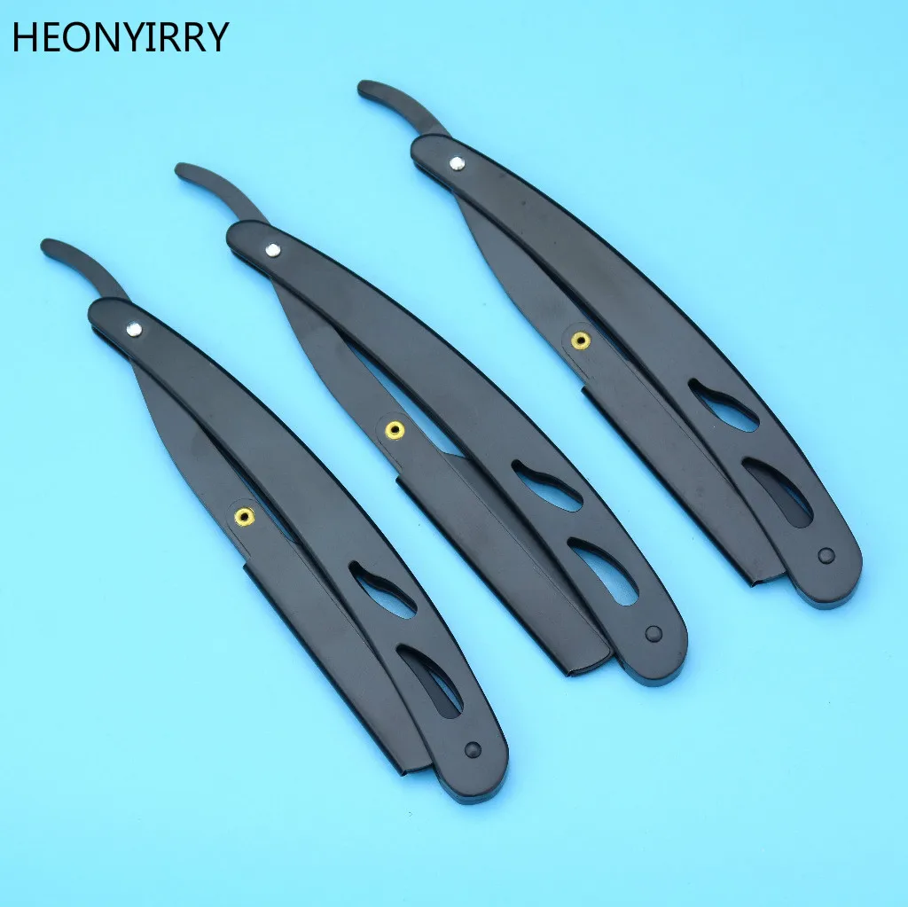 

Single Copper Handle Razor Blade Holder SHAVING RAZOR Barber Tools Hair Razor Blades Antique Folding Shaving Knife Shaving Tool