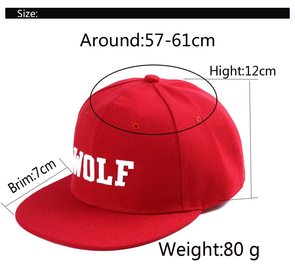 2016-New-Hot-Wolf-Snapback-Flat-Along-The-Hat-Baseball-Cap-Hip-hop-Bone-Exo-Peaked-Gorro-Sun-Hats_01