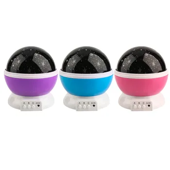 

ICOCO NEW Amazing LED Rotation Night Sky Projector Starry Night Light Star Flashing Lamp Romantic Fairy Tale 5V Great Decoration