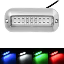 *#Best Price MAHAQI Universal 3.5inch 12V 50W 27 LED Marine Stainless Steel Under Water Pontoon Boat Transom Light White/Blue/Green/Red Water *#Best Price MAHAQI Universal 3.5inch 12V 50W 27 LED Marine Stainless Steel Under Water Pontoon Boat Transom Light White/Blue/Green/Red Water