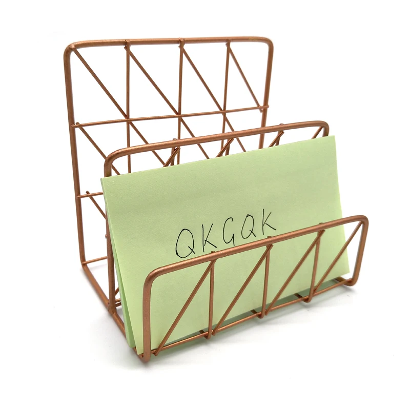 Rose Golden Office School Supplies Letter Holder Organizer Envelope