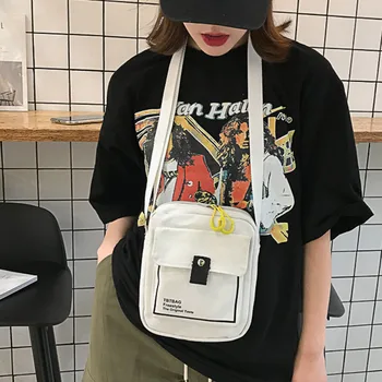 

bags for women 2019 Fashionable Cool Shoulder Bag Concise Simple Durable Canvas Crossbody Bag