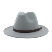 Шляпа Fedora для мужчин и женщин, зимние винтажные женские фетровые шапки для мужчин, модная черная верхняя джазовая шляпа Fedoras Chapeau Femme Sombrero Mujer