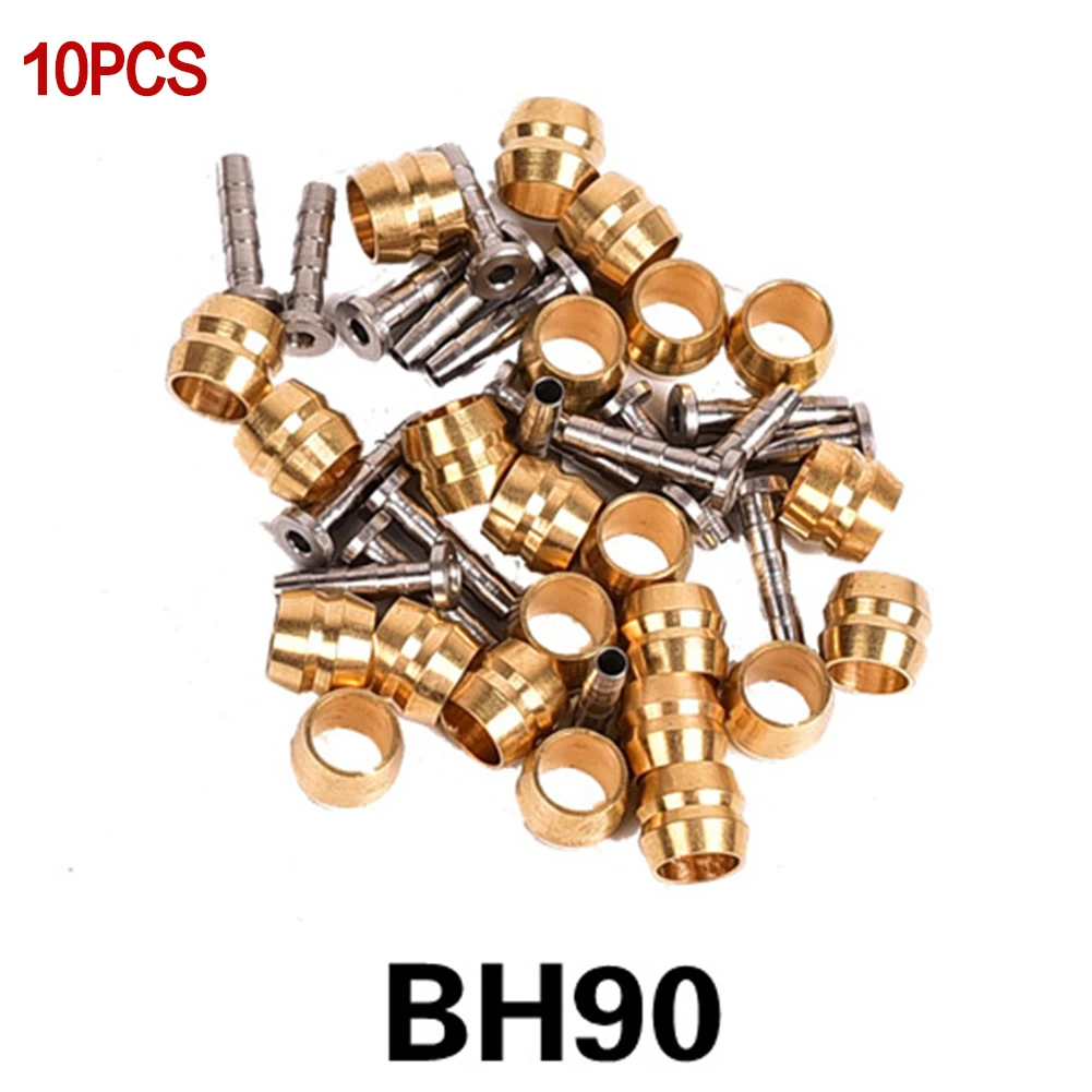 

10 Pairs Hydraulic Disc Brake T- Oil Pins Olive Bicycle Brake Hose Connector For Shimano BH90 BH59