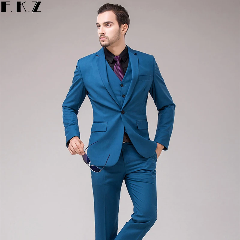 Mens 3 Piece Suits Cheap Dress Yy