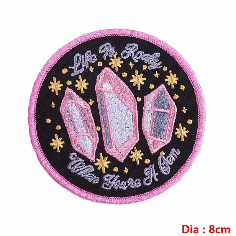 Pulaqi UFO Alien Astronaut Parches Вышивка Железо на заплатках для одежды DIY Одежда Наклейки
