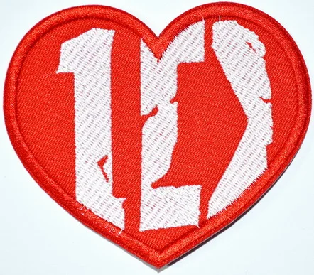 

free shipping 4 inch 100% Love you ONE DIRECTION of MUSIC BAND Iron On Patches, Made of Cloth Guaranteed 100% Quality Appliques