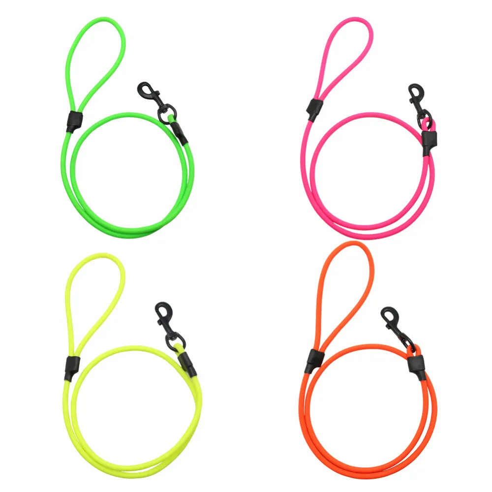 [Nimble] Round Dog Leash for Pet Lead Leash Dogs Cats Anti-bite PVC material Waterproof and deodorant easy to clean Dog supplies