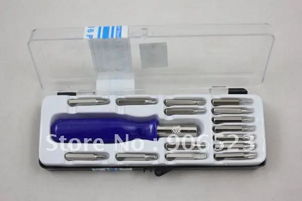 

Free shipping 5 sets 16 in 1 Precision Screwdriver Torx Kit Set Tools Repair