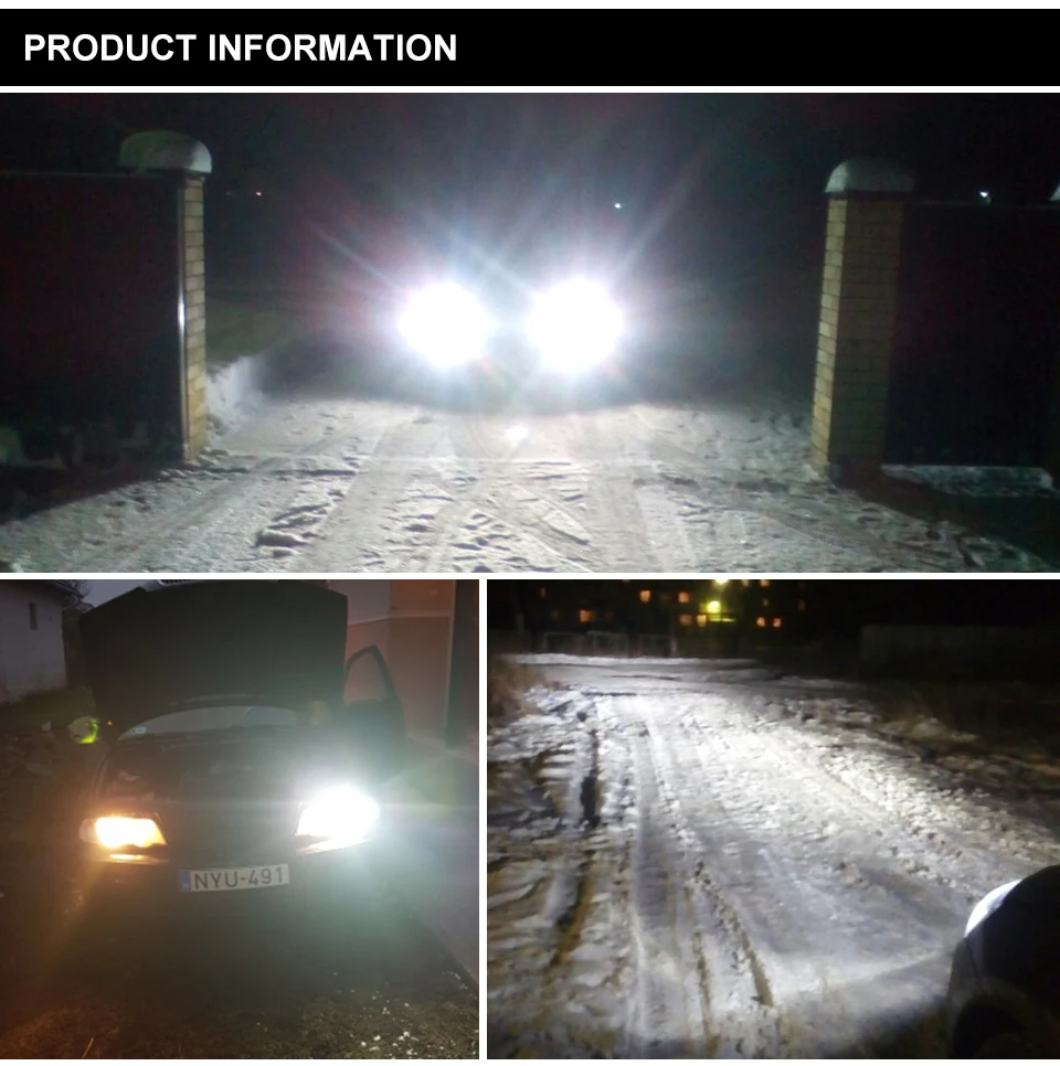 Aceersun H15 H4 H7 MINI LED car headlight bulb canbus 10000lm H11 H1 9005 9006 CSP Chip  24V 6500k Far Outdoor light moto truck (10)