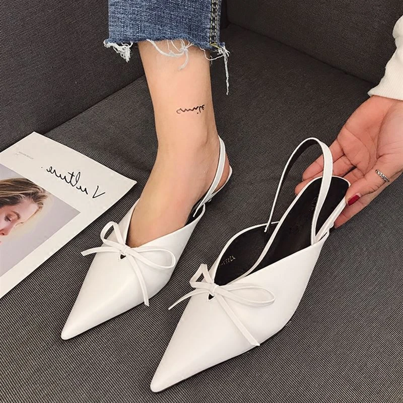 

Candy Color Women Pumps Sexy Slik Bowknot High Heels Shoes Pointed Toe Buckle Strap Party Wedding Shoes Woman Tenis Feminino 40