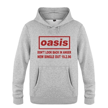 

Oasis Rock Band Sweatshirts Men 2018 Mens Hooded Fleece Pullover Hoodies