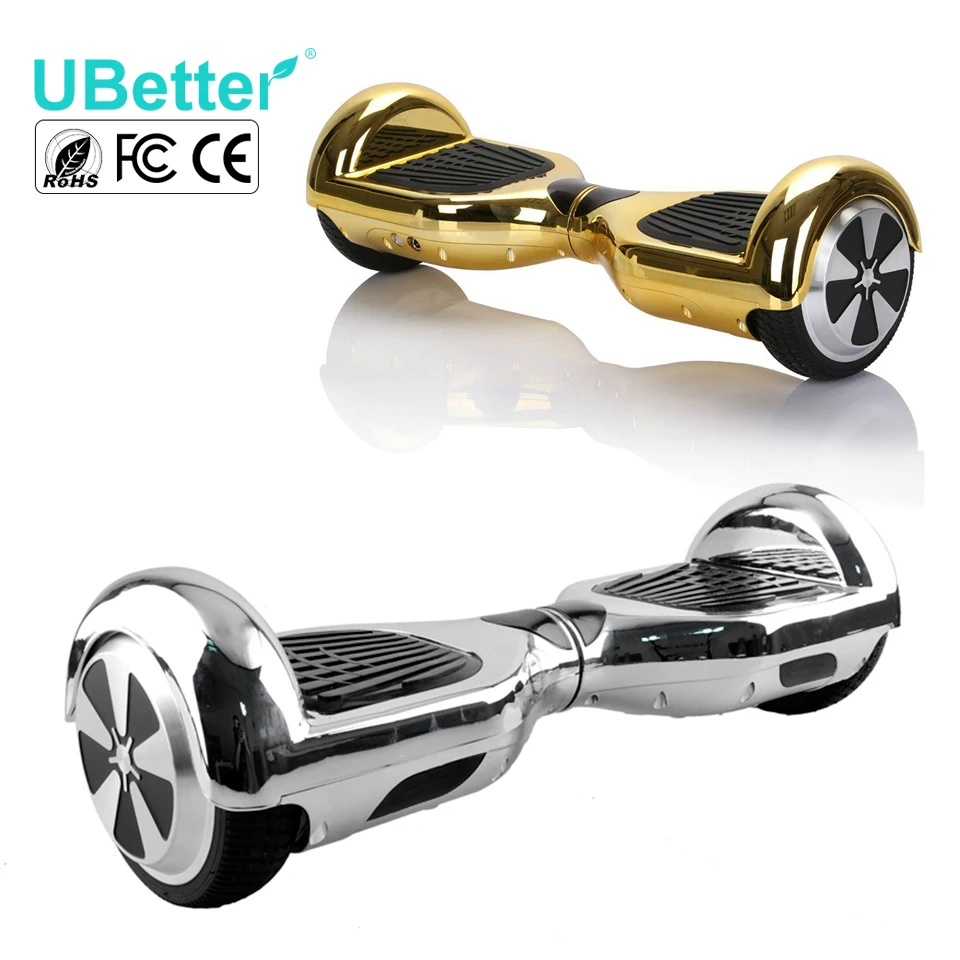 Chrome Electric Scooter Unicycle 6.5 inch Smart Balance Board With Key