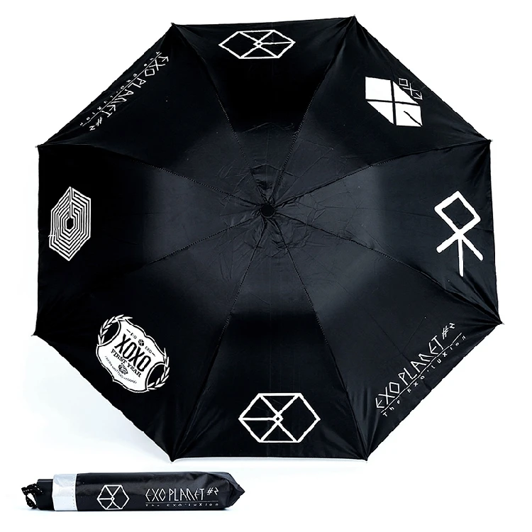 Kpop EXO NX акт KRIS Kai Xiumin Do Suho Sehun Lay Chanyeol Baekhyun зонт | Женская одежда