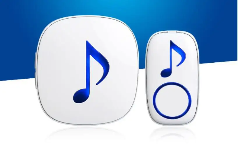 

Wireless doorbell remote transmission one tow two tow three caller household wireless through-wall waterproof doorbell