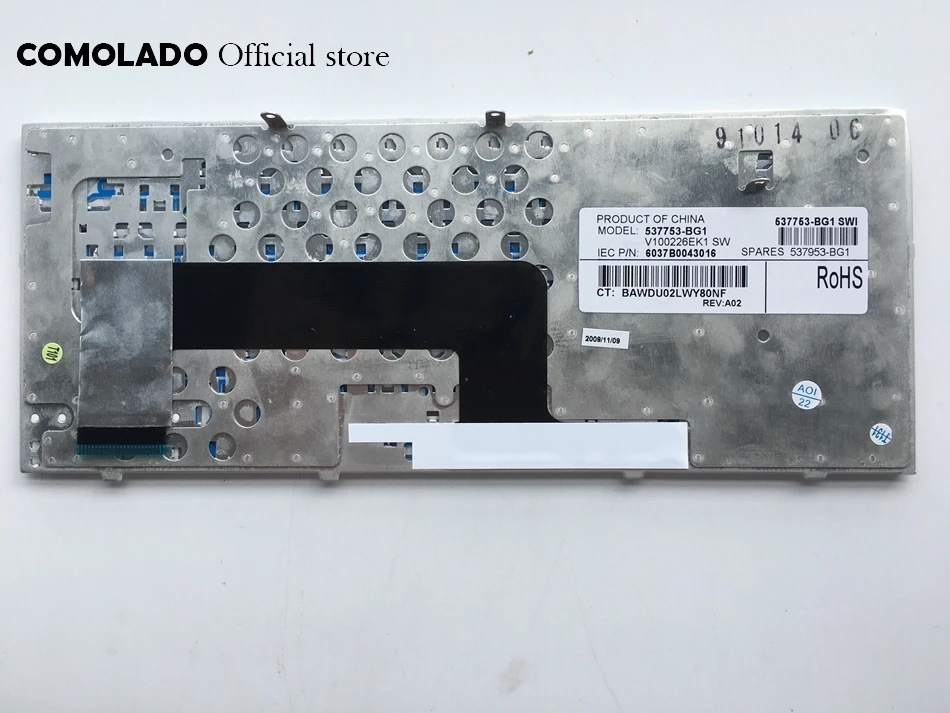 SW Swiss keyboard For HP Compaq Mini110 Mini 110 110-1000 Mini 102 Presario CQ10-100 White laptop keyboard SW layout (2)