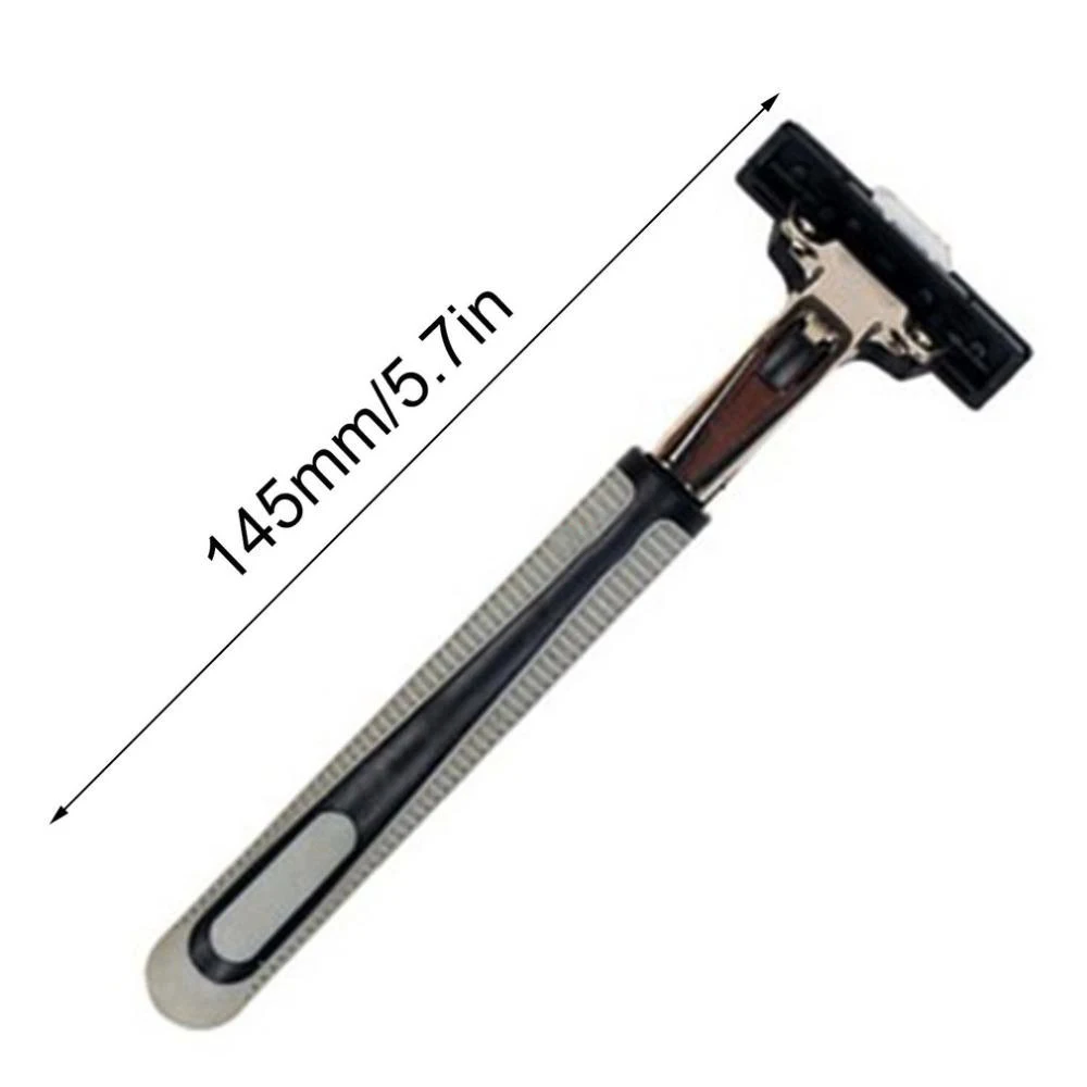 Горячая Мужская бритвенная ручка бритва сменная прямая ручная бритва триммер для бороды с 30 шт двойные слойные лезвия для бритья