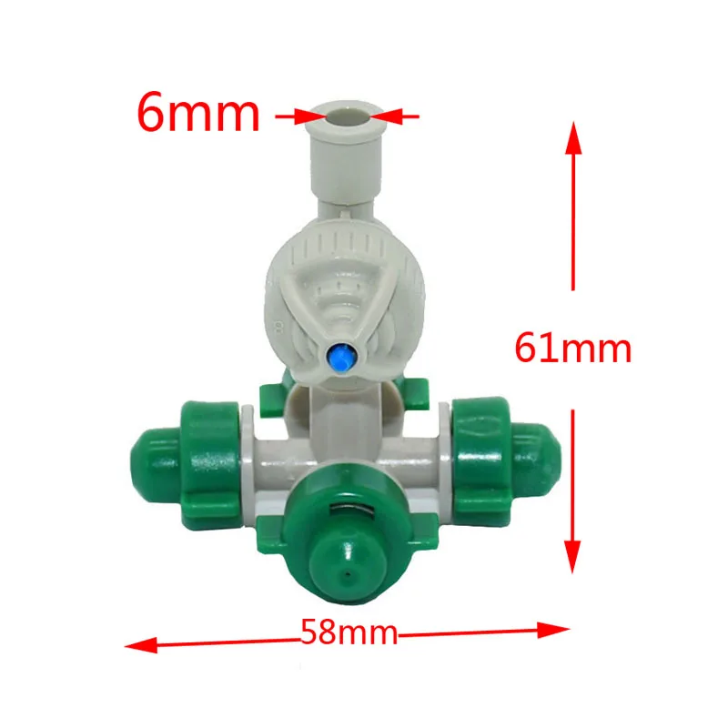 Wxrwxy орошение сада 4 способа запотевания сопла крест анти капельного запотевания сопла капельного орошения для теплицы 20 шт